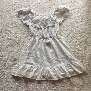 Medium (7/8) White Kids Dress